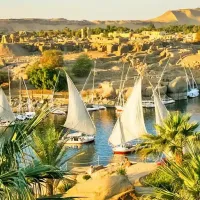 General View of Aswan Nile